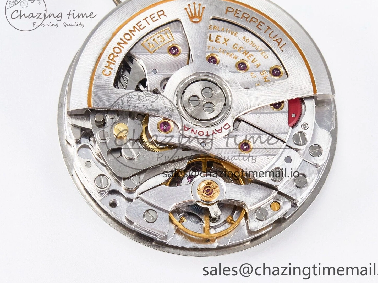 MiroTime 0401 Custom Modded Daytona DD4131 Super Clone 28800 VPH Automatic Movement (Silver Color) HighQuality 919